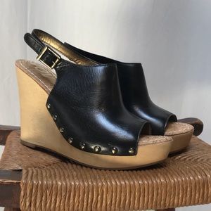 Sam Edelman Camilla wooden Wedge 8.5